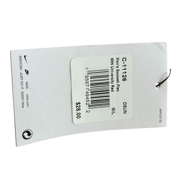 Nike Ohio State Buckeyes Men's Flex Dri-Fit Cap Red One Size - Picture 6 of 6